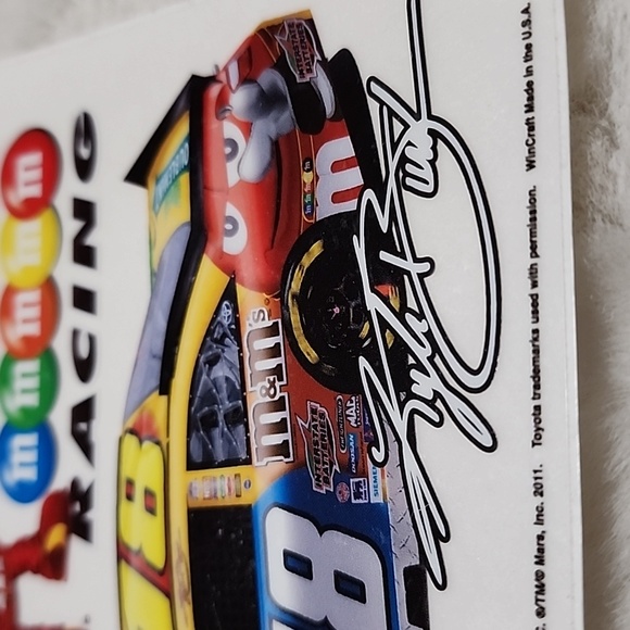 New KYLE BUSH  M&M'S  ULTRA DECALS. - Picture 5 of 6